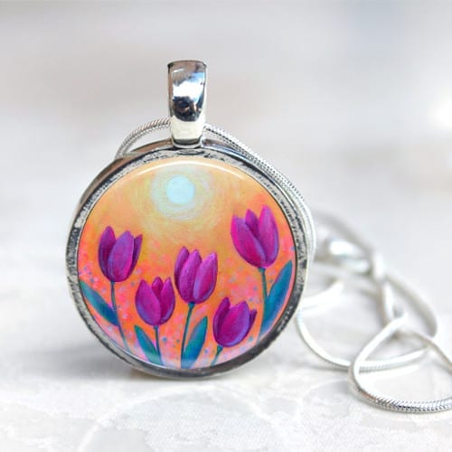 Medium Pendant - Here Comes The Sun - Amélie Gagné