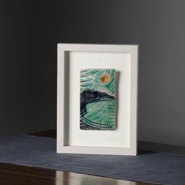 Oíche geal -Bright night - Framed Tile - Sarah McKenna