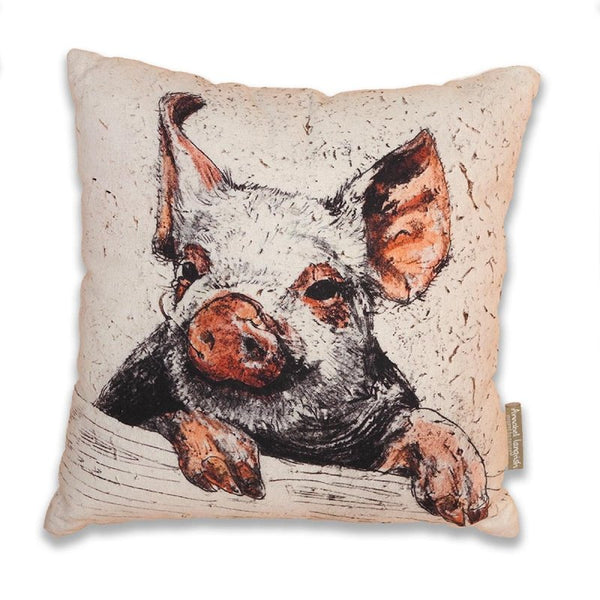 Piggy - Small Cushion – Annabel Langrish