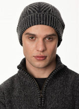 Plated Herringbone Rib Stitch Hat - Granite - Fisherman Out of Ireland