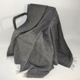 Pure Wool Throw – New York - McNutt of Donegal - on chair