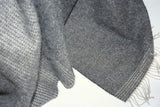 Pure Wool Throw – New York - McNutt of Donegal - border detail