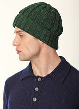 Ribbed Hat - Bottle Green - Fisherman Out of Ireland - side