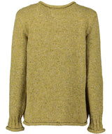 Roll Neck Alpaca Sweater - Avocado - McConnell - back