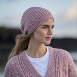 Slouchy Ribbed Hat - Pink - Fisherman Out of Ireland
