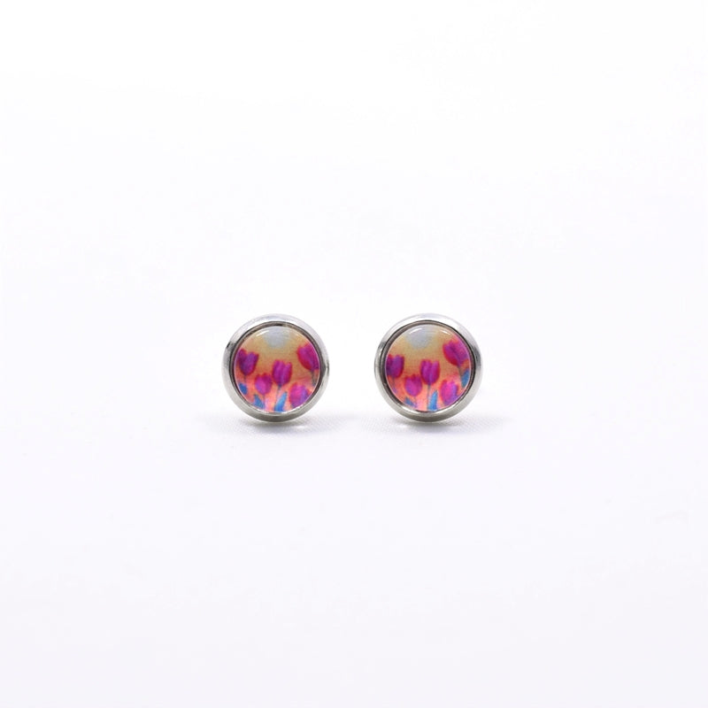 Small Stud Earrings - Here Comes The Sun - Amélie Gagné