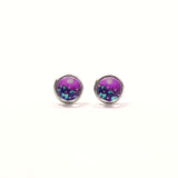 Small Stud Earrings - Midnight Magic - Amélie Gagné