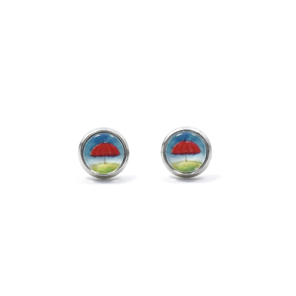 Small Stud Earrings – Waiting for the Rain – Amélie Gagné