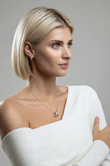 Talún Stud Earrings  and Triple Necklace – Lynsey de Burca