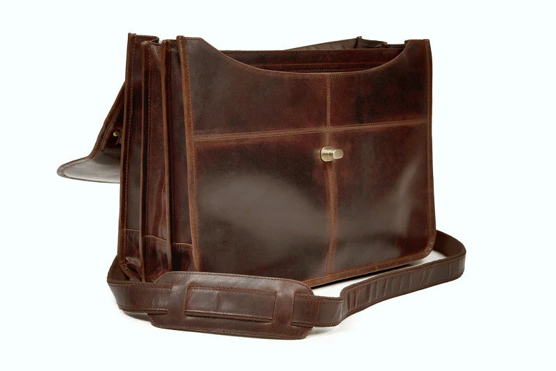 The Ballyjohnboy Briefcase – Tinnakeenly Leathers