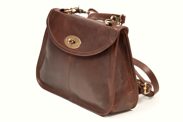 The Borris Bag – Brown – Tinnakeenly Leathers