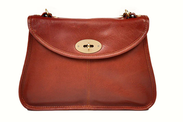 The Borris Bag – Tan – Tinnakeenly Leathers - front