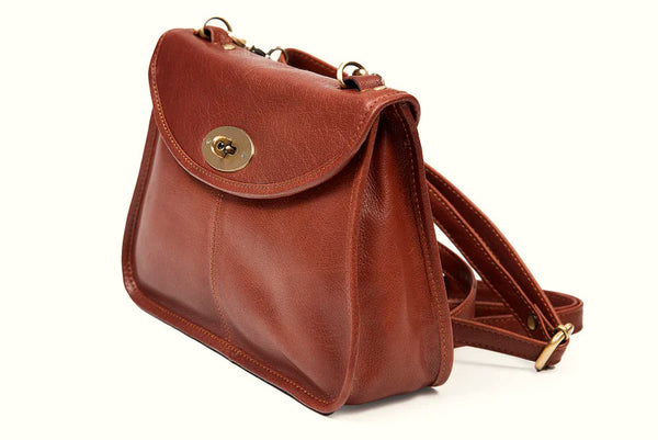 The Borris Bag – Tan – Tinnakeenly Leathers