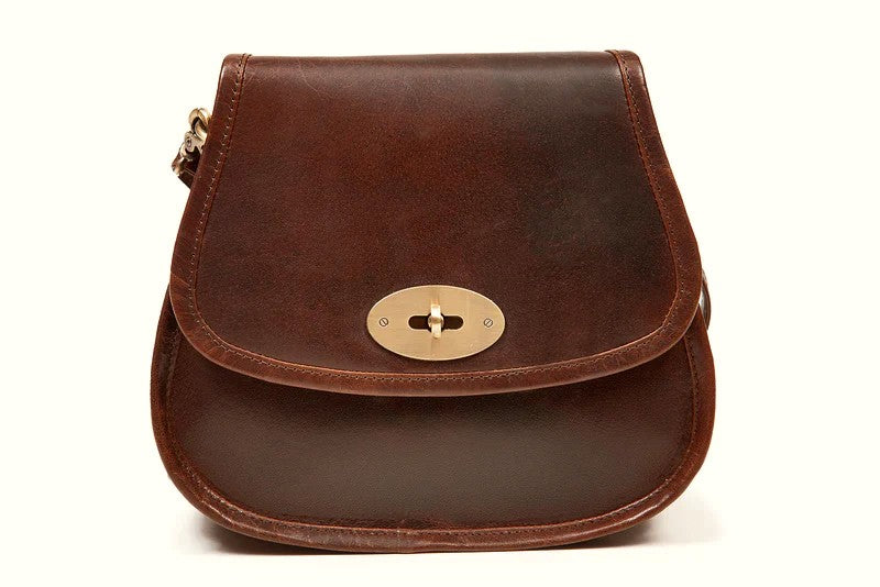 The Glynn Bag – Brown – Tinnakeenly Leathers - front