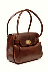 The Kilkenny Bag – Brown – Tinnakeenly Leathers - side