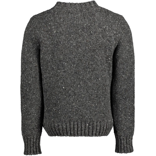 Tonal Stripe Sweater – Charcoal and Black – McConnell - back
