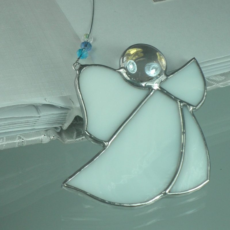 White Angel - Glass Suncatcher – Ard aLume