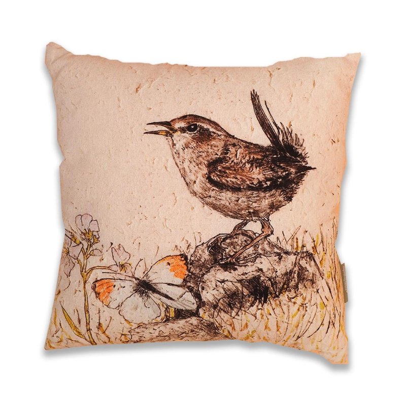 Wren - Small Cushion – Annabel Langrish