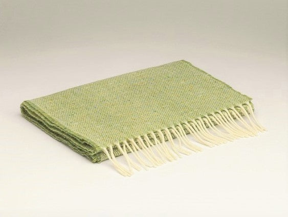 Donegal Tweed Scarf - Lime - McNutt of Donegal