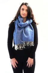 Donegal Tweed Scarf - Ocean - McNutt of Donegal