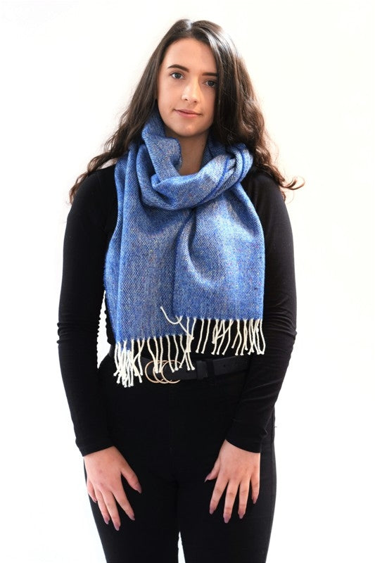 Donegal Tweed Scarf - Ocean - McNutt of Donegal
