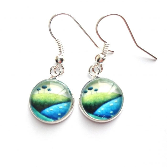 Drop Earrings – The Blues – Amélie Gagné