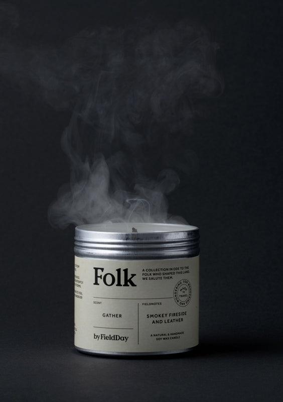 Gather Folk Tin Candle – Field Day