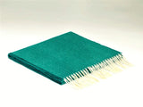 Herringbone Lambswool Scarf - Tropical Green - McNutt of Donegal