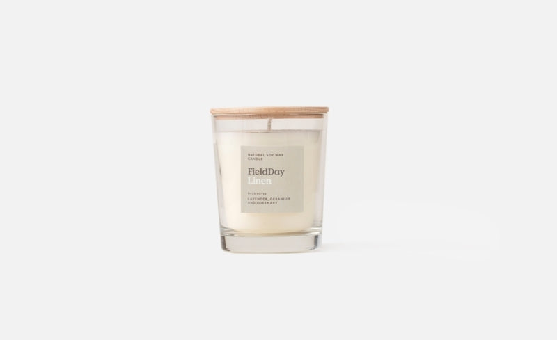 Linen Large Candle – Field Day - Pure Ireland