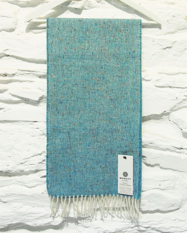 Donegal Tweed Scarf - Peacock - McNutt of Donegal