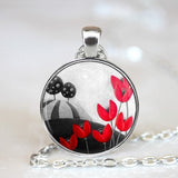 Medium Pendant - Colour Pop Red-Amélie Gagné