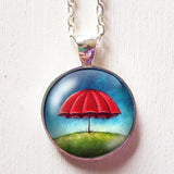 Medium Pendant – Waiting for the Rain – Amélie Gagné