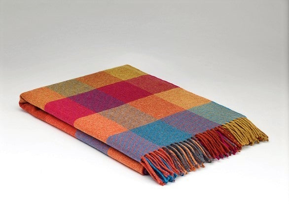 Merino Lambswool Throw - Joseph Check - McNutt