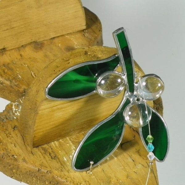 Mistletoe - 3D Stained Glass Suncatcher – Ard aLume