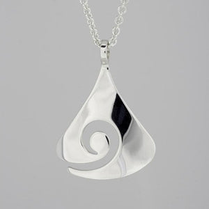 Modern spiral pendant - Declan Killen - sterling silver