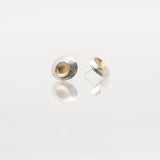 Moon Shell Stud Earrings - Sterling Silver & Gold - Martina Hamilton
