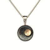 Moonlight Pendant - Sterling Silver and 9ct Gold – Simon Barber