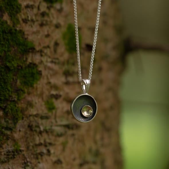 Moonlight Pendant - Sterling Silver and 9ct Gold – Simon Barber  