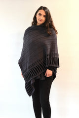 Oceanwave Cardigan - Charcoal - McConnell