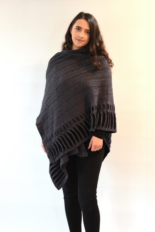 Oceanwave Cardigan - Charcoal - McConnell