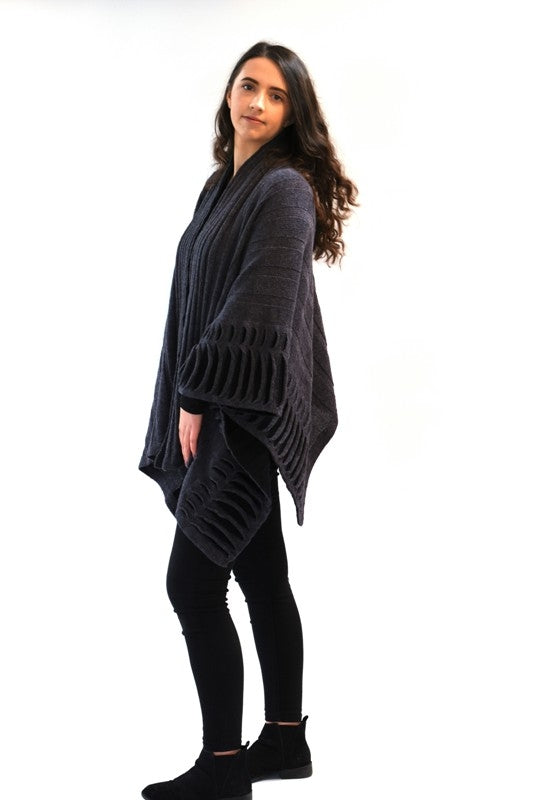 Oceanwave Cardigan - Charcoal - McConnell