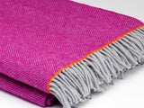 Pure Wool Throw - Mabel - McNutt of Donegal - Pure Ireland