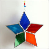 Rainbow Star - Stained Glass Suncatcher – Ard aLume