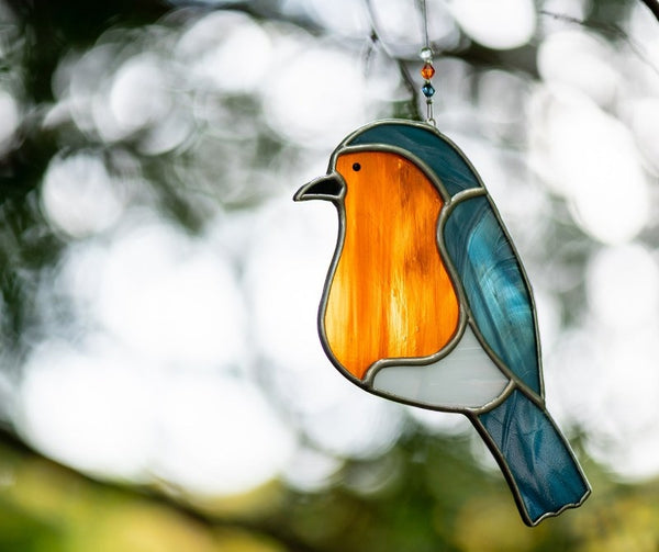 Robin - Stained Glass Suncatcher – Ard aLume