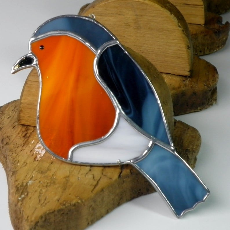 Robin - Stained Glass Suncatcher – Ard aLume