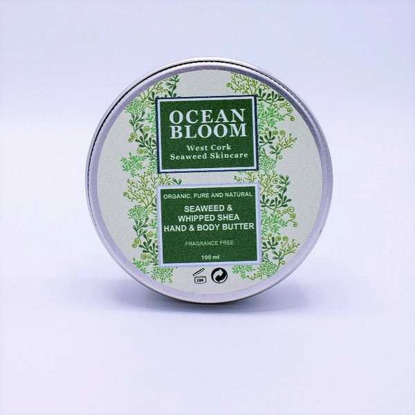 Seaweed and Whipped Shea Hand and Body Butter - Fragrance Free - Ocean Bloom 