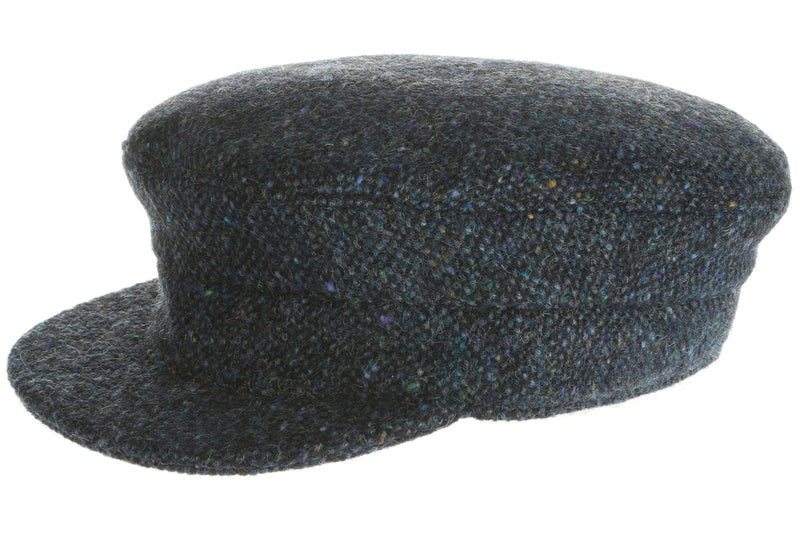 Skipper Cap Tweed - Hanna Hats - blue