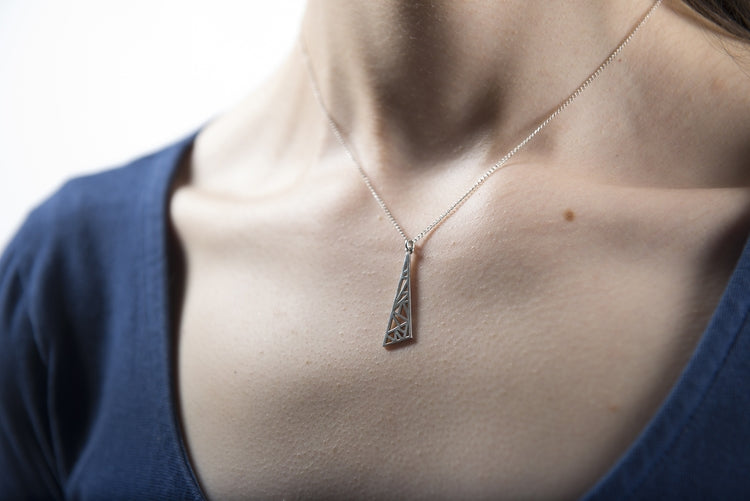 Small Flare Pendant - Sterling Silver – Miriam Wade 