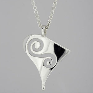 Sun spiral pendant - Declan Killen - sterling silver