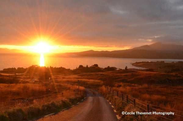 Limited edition Photography - Sunset over Bantry Bay, West Cork - Cécile Thévenet 